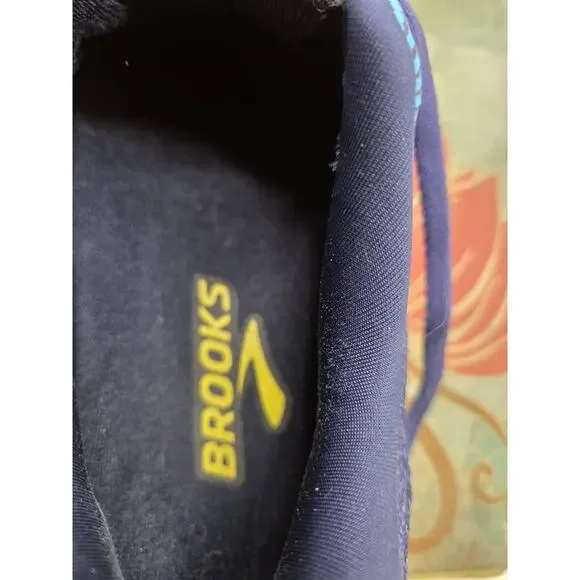 Brooks Ghost 16 Mens 9 Med Shoes Blue Running Walking Sneaker 1104181D438 Gym